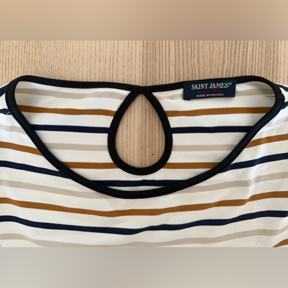 Saint James Breton Stripe UV Dress for Boat Beach or Casual, Size 12 - Picture 5 of 8